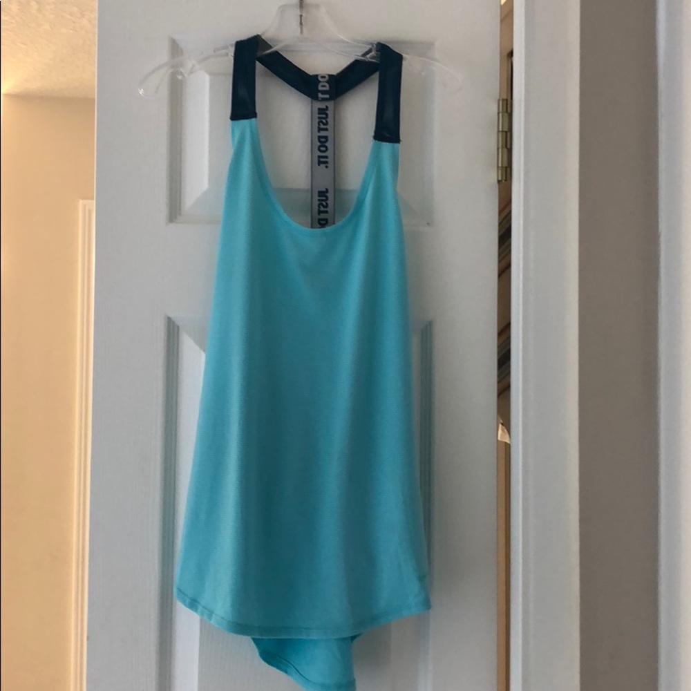 Blue Athletic Tank Top